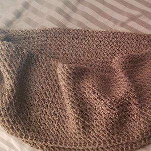 Brown handmade scarf